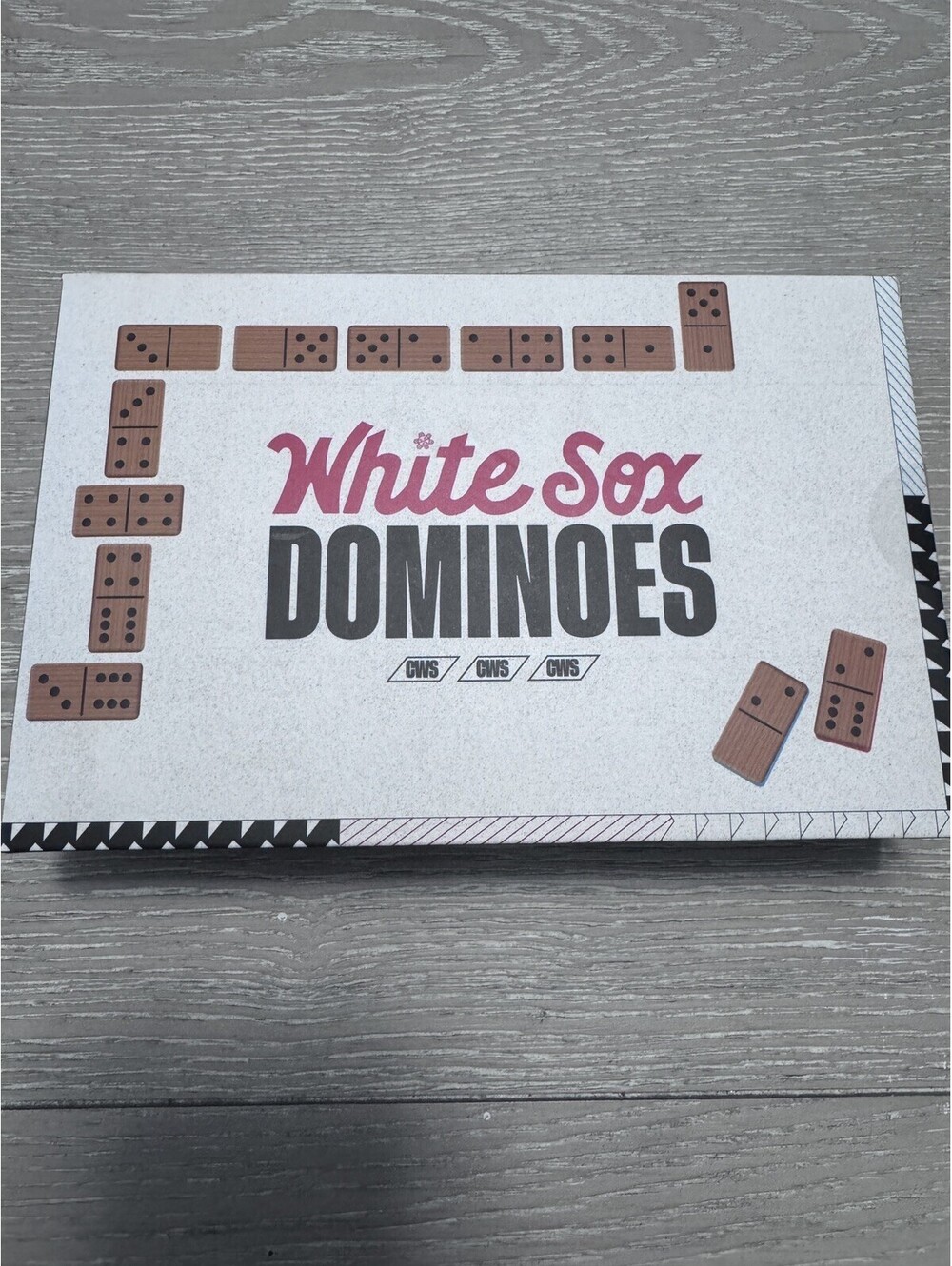 White Sox’s Wooden Dominoes Set 8-22-26 Brand New